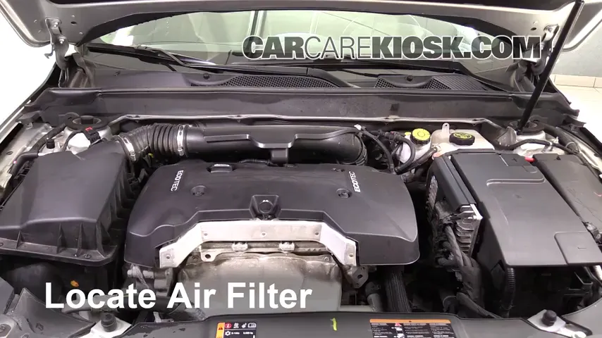 2016 Chevrolet Malibu Limited LT 2.5L 4 Cyl. Air Filter (Engine) Replace